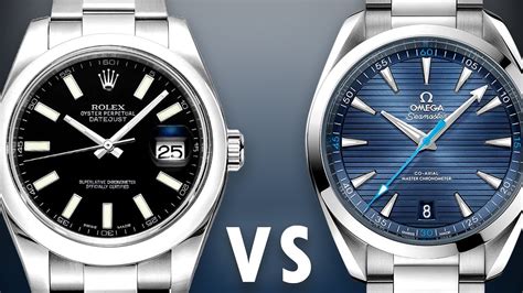 omega or rolex which is better|omega constellation vs rolex datejust.